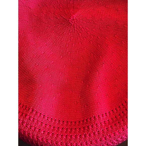 Kangol Tropic 504 Ventair Cap Large Red Lightweight Breathable Knit Stylish Hat - Picture 13 of 15